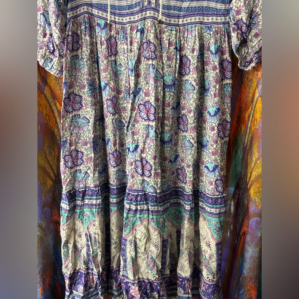 Boho Floral Midi Dress ✨ - Picture 2 of 7